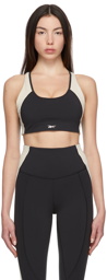 Reebok Classics Black Colorblock Lux Racer Sport Bra