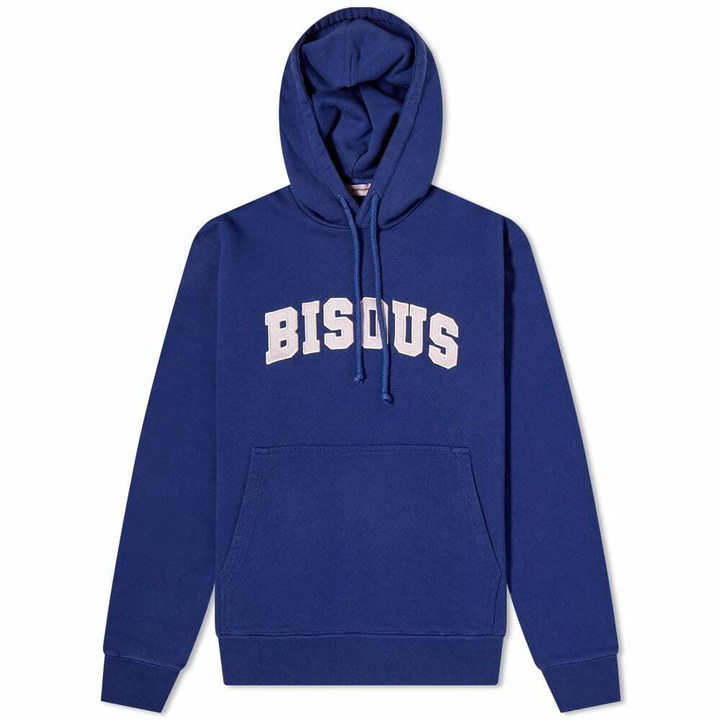 Photo: Bisous Skateboard Women's s College Hoody in Navy