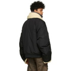 A. A. Spectrum Black Mongolian Fleece Jacket