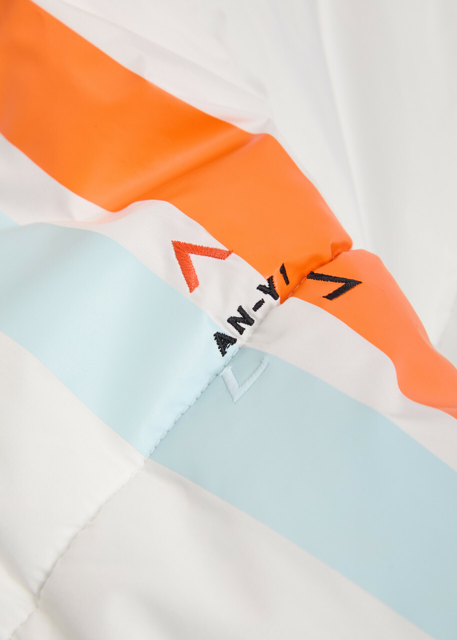 AN-Y1 Riski Padded Hooded Shell Jacket White