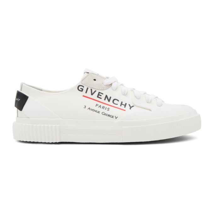 Photo: Givenchy Off-White Givenchy Paris Tennis Sneakers