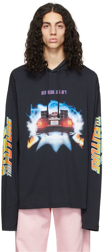 Photo: VTMNTS Black 'Back To The Future' Hoodie