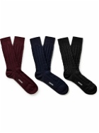 Missoni - Three-Pack Jacquard-Knit Socks - Multi