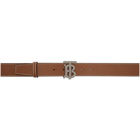 Burberry Tan Monogram Belt