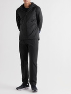 ON - Tapered Mesh-Panelled Recycled Shell Track Pants - Black