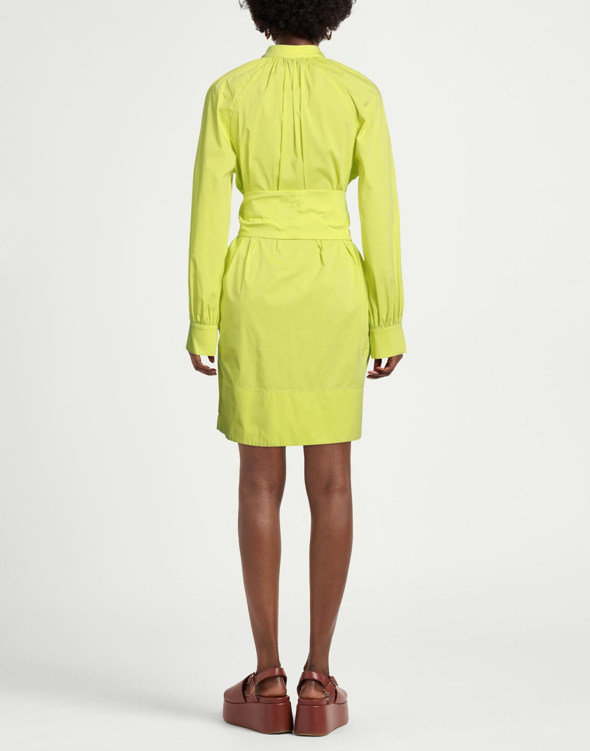 Jijil Womens Mini dress Lime in Green