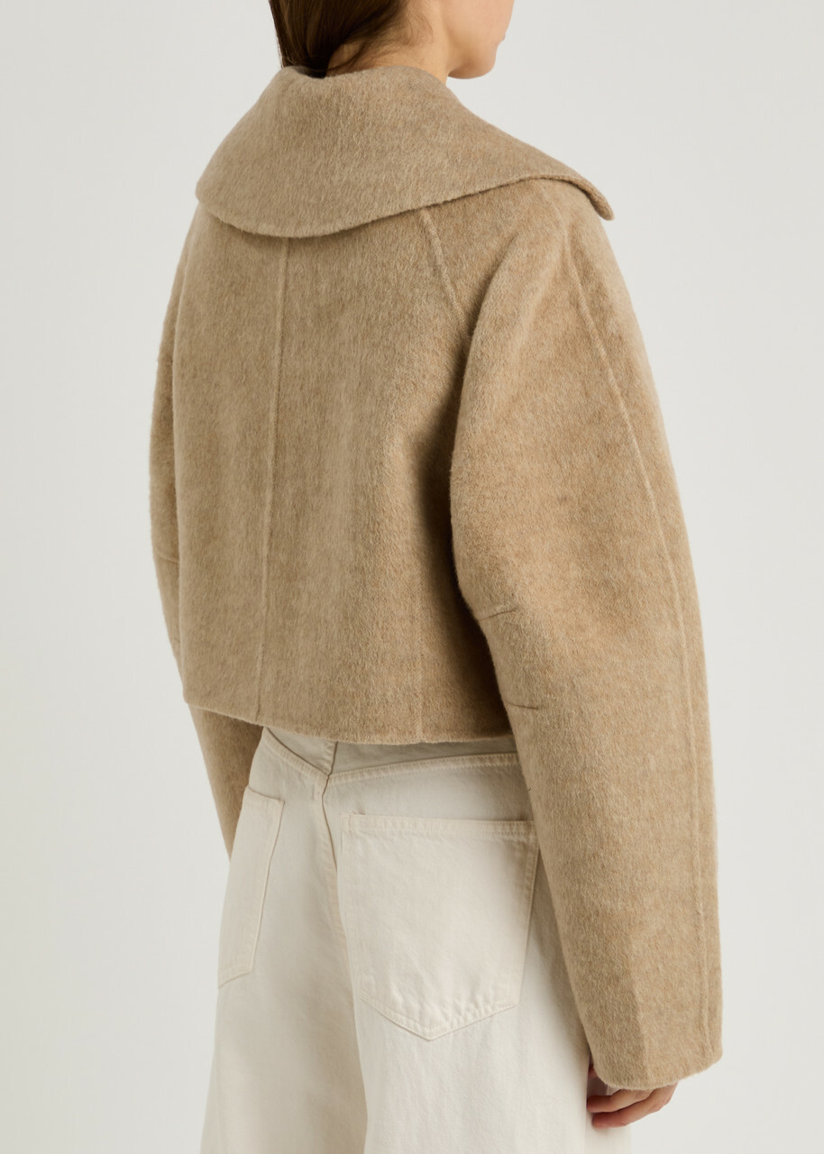 Clea Alto Wool-blend Jacket Beige