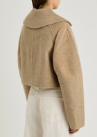 Clea Alto Wool-blend Jacket Beige