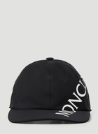 Logo Baseball Hat in Black 