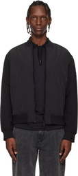 BOSS Black Logo Patch Bomber Jacket