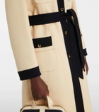 Valentino Belted wool and cashmere coat