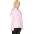 Helmut Lang Pink Jeremy Deller Hoodie