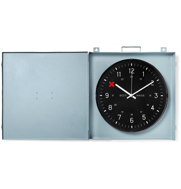 Photo: Best Made Company - Workshop Metal Clock - Gray