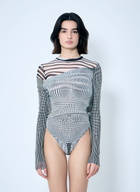 Jean Paul Gaultier Double-Layer Mesh Bodysuit