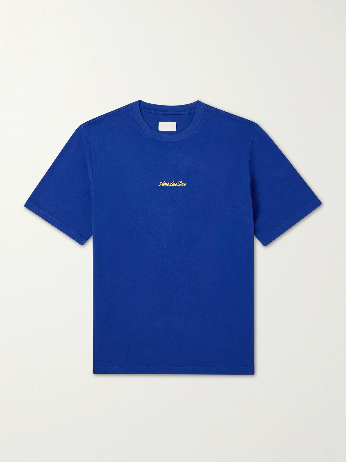 Aimé Leon Dore - Logo-Embroidered Cotton-Jersey T-Shirt - Blue