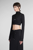 Courrèges Black Polyester Sweatshirt