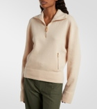 Victoria Beckham Wool and cashmere half-zip sweater