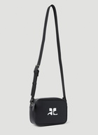 Courrèges - Camera Shoulder Bag in Black