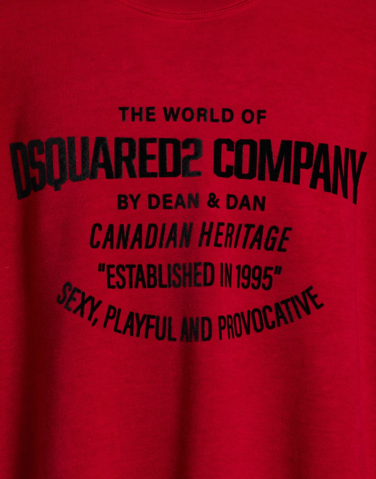Dsquared2 Mens Sweatshirt Burgundy