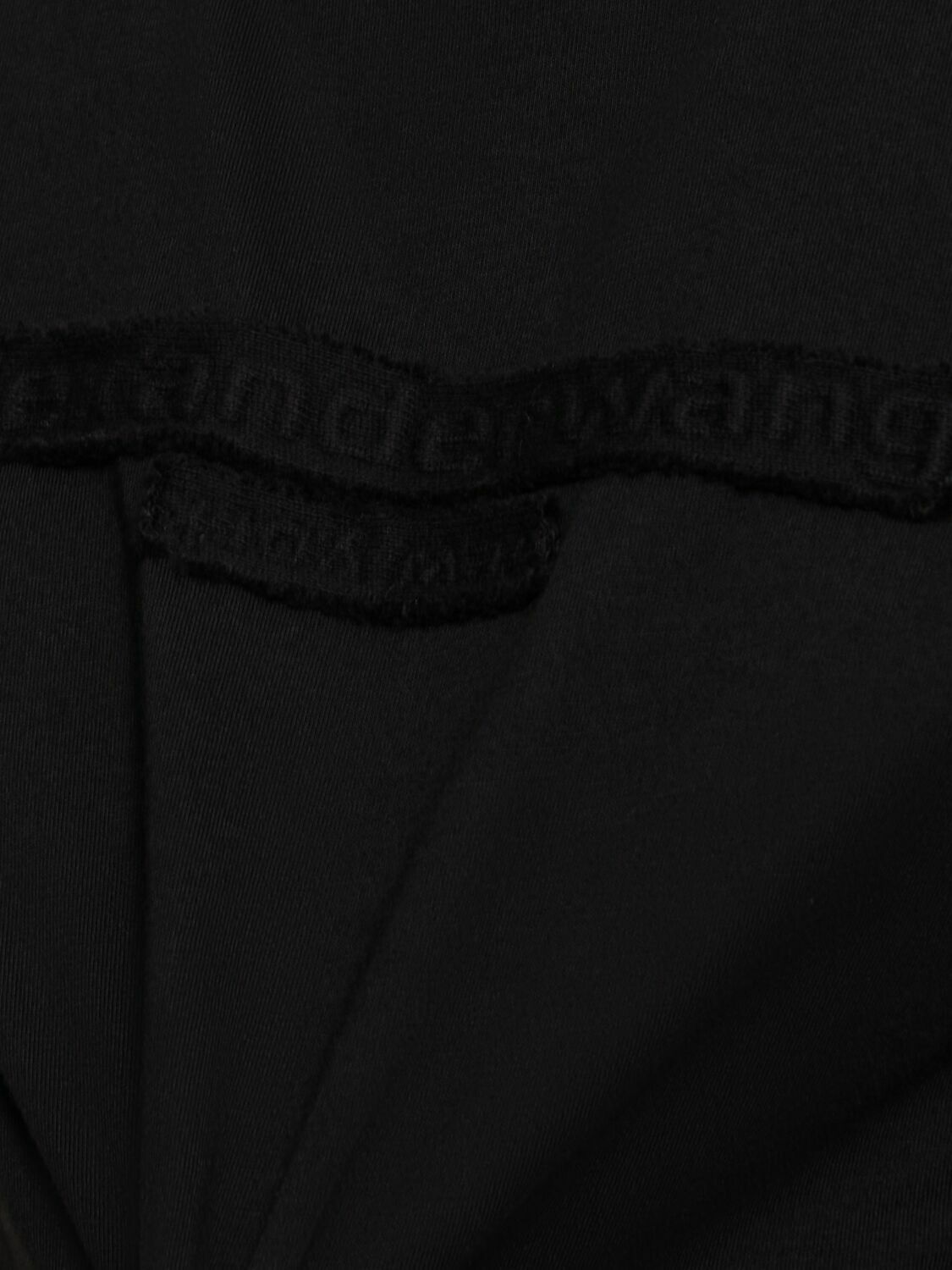 ALEXANDER WANG Distressed Logo T-shirt Alexander Wang