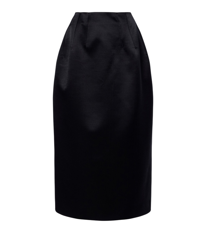 Photo: The Row Gamin wool and silk maxi skirt