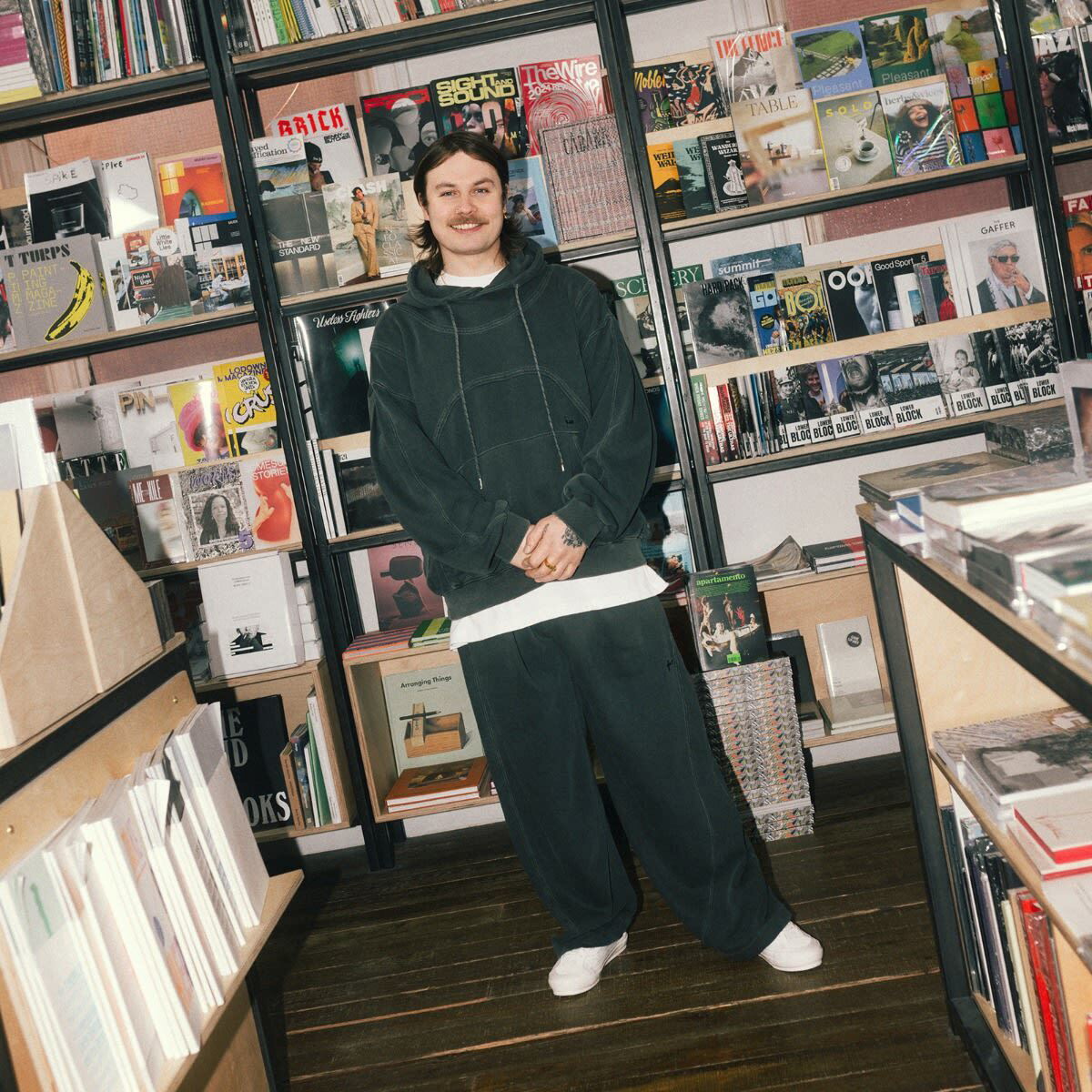 【ANGLAN x END.】Parachute Balloon Sweat Pants END. x Anglan Parachute Balloon Sweat Pant in Dark Grey Anglan