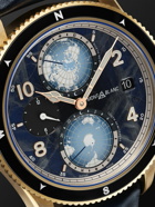 Montblanc - 1858 Geosphere 0 Oxygen Limited Edition Automatic GMT 42mm Titanium, Ceramic and Leather Watch, Ref. No. 129415