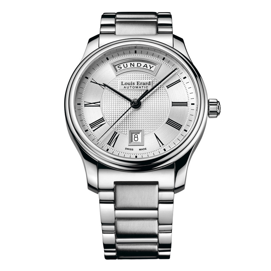 Louis Erard Heritage Automatic Silver Dial Mens Watch 67258AA21.BMA05
