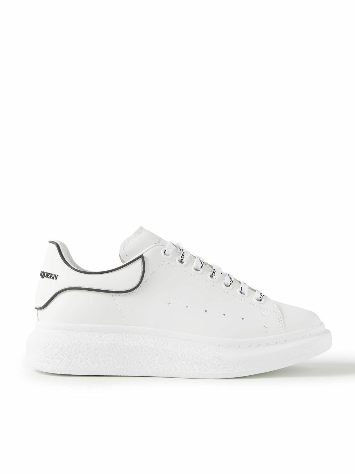 Alexander McQueen White Oversized Larry Zip Sneakers
