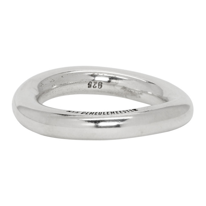 Ann Demeulemeester SSENSE Exclusive Silver Simple Ring Ann