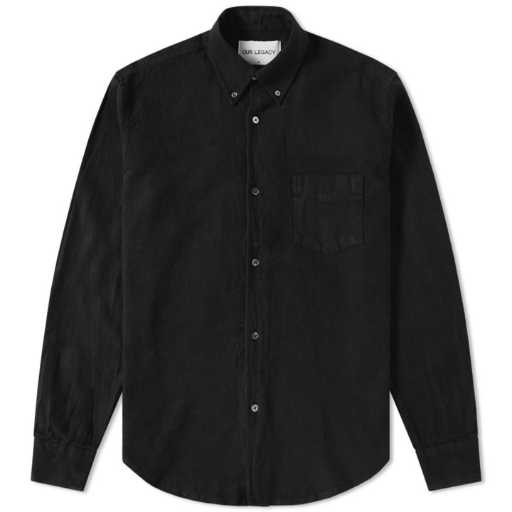 Photo: Our Legacy Everyman 1950s Button Down Shirt Black