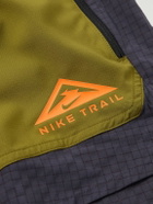 Nike Running - Stride Straight-Leg Dri-FIT Flex Trail Shorts - Green