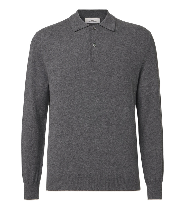 Photo: Arch4 Mr Swansea cashmere polo sweater