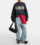 Balenciaga Logo cotton jersey sweatshirt