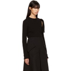 Sara Lanzi Black Detached Sleeve Pullover