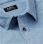 A.P.C. - Michel Chambray Shirt - Blue