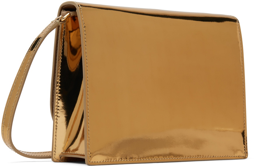 Dolce & Gabbana Gold 'DG' Logo Crossbody Bag