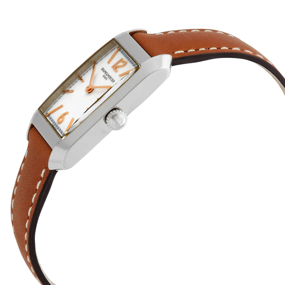 Baume et Mercier Hampton Quartz Silver Dial Ladies Watch 10472