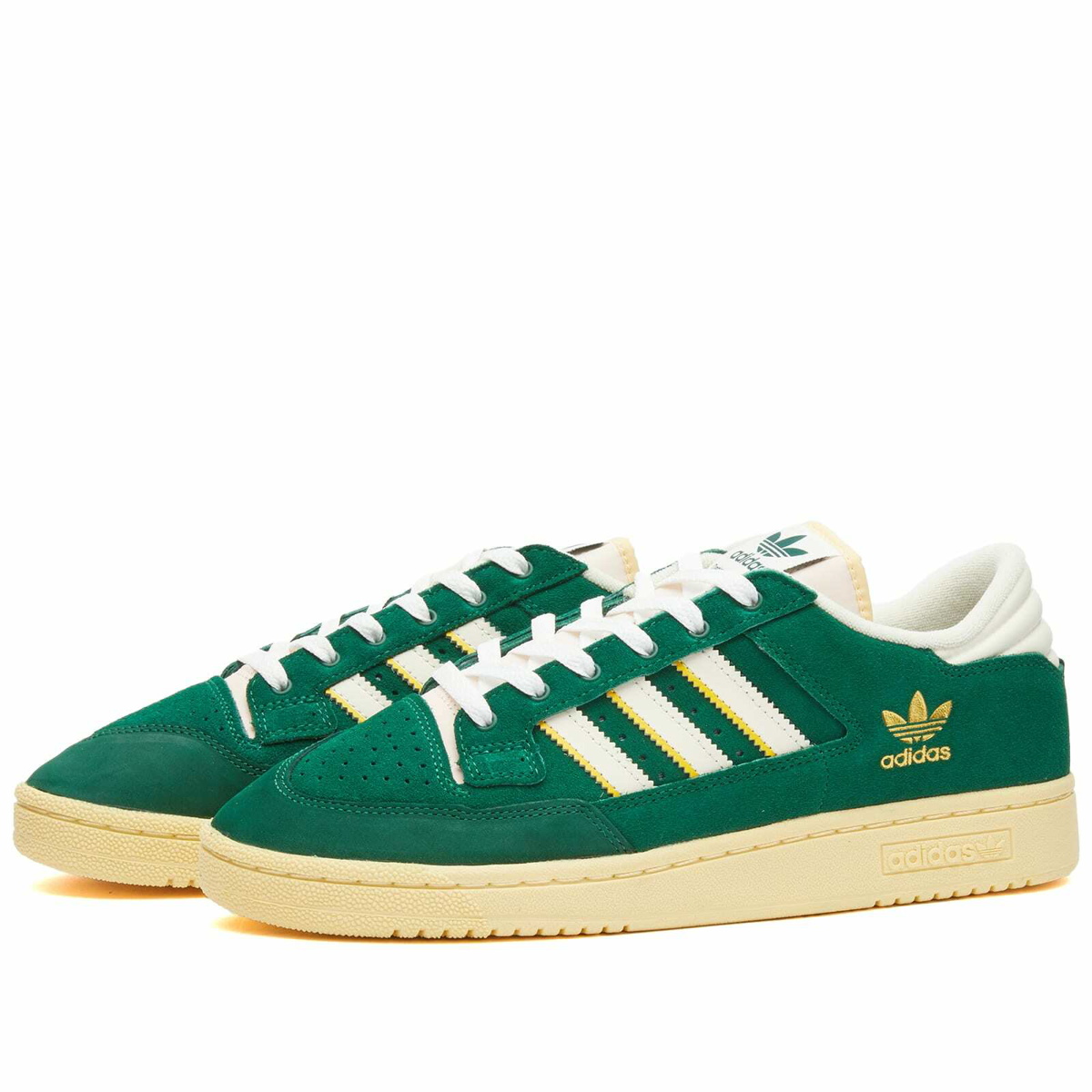 Adidas Men's Centennial 85 Lo Sneakers in Collegiate Green/Cream White ...
