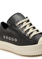 Rick Owens Leather Sneakers Black