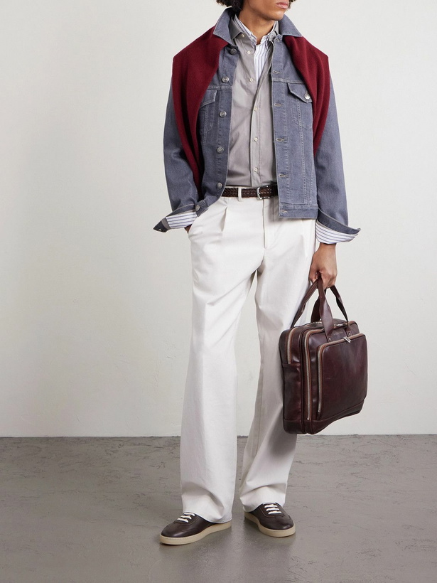 Photo: Brunello Cucinelli - Leather Briefcase