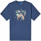 Lo-Fi Men's Snooze T-Shirt in Denim