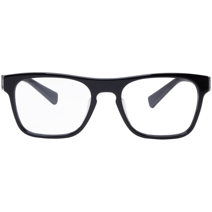 Photo: Dolce and Gabbana Black Rectangular Glasses 