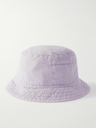 C.P. Company - Logo-Embroidered Garment-Dyed Chrome-R Bucket Hat - Purple