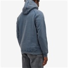 By Parra Men's Neurotic Mini Flag Hoodie in Washed Blue