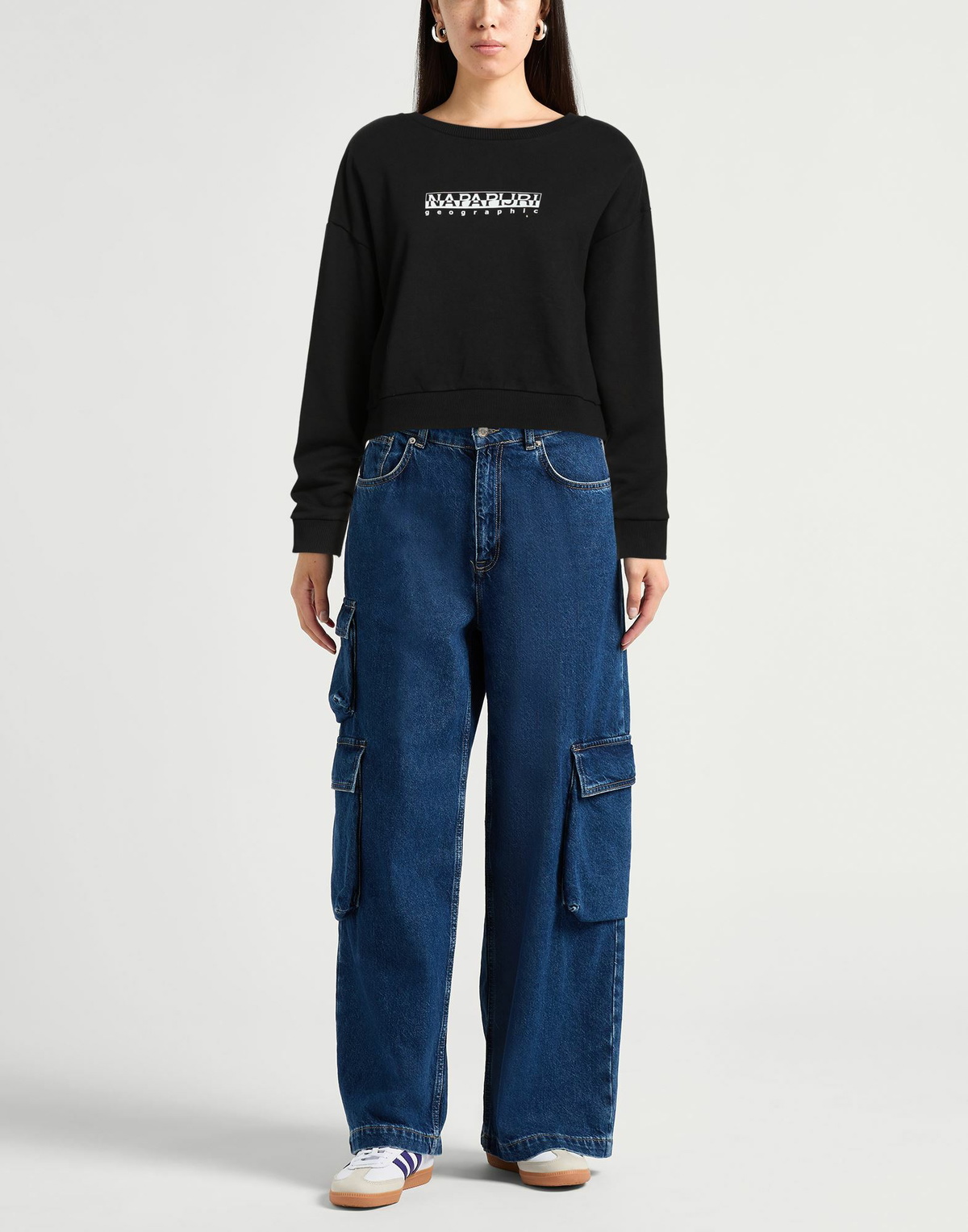 Napapijri Womens Sweatshirt in Black