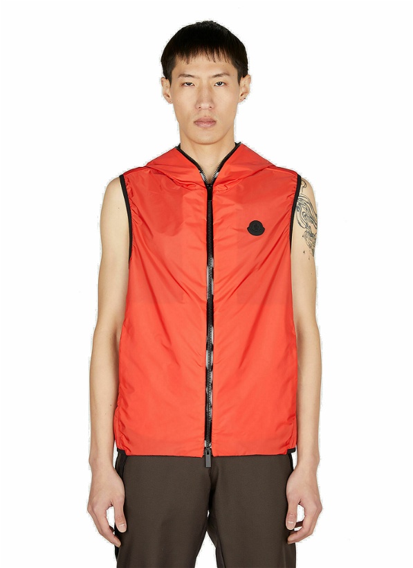 Photo: Moncler - Pakito Hooded Gilet Jacket in Red