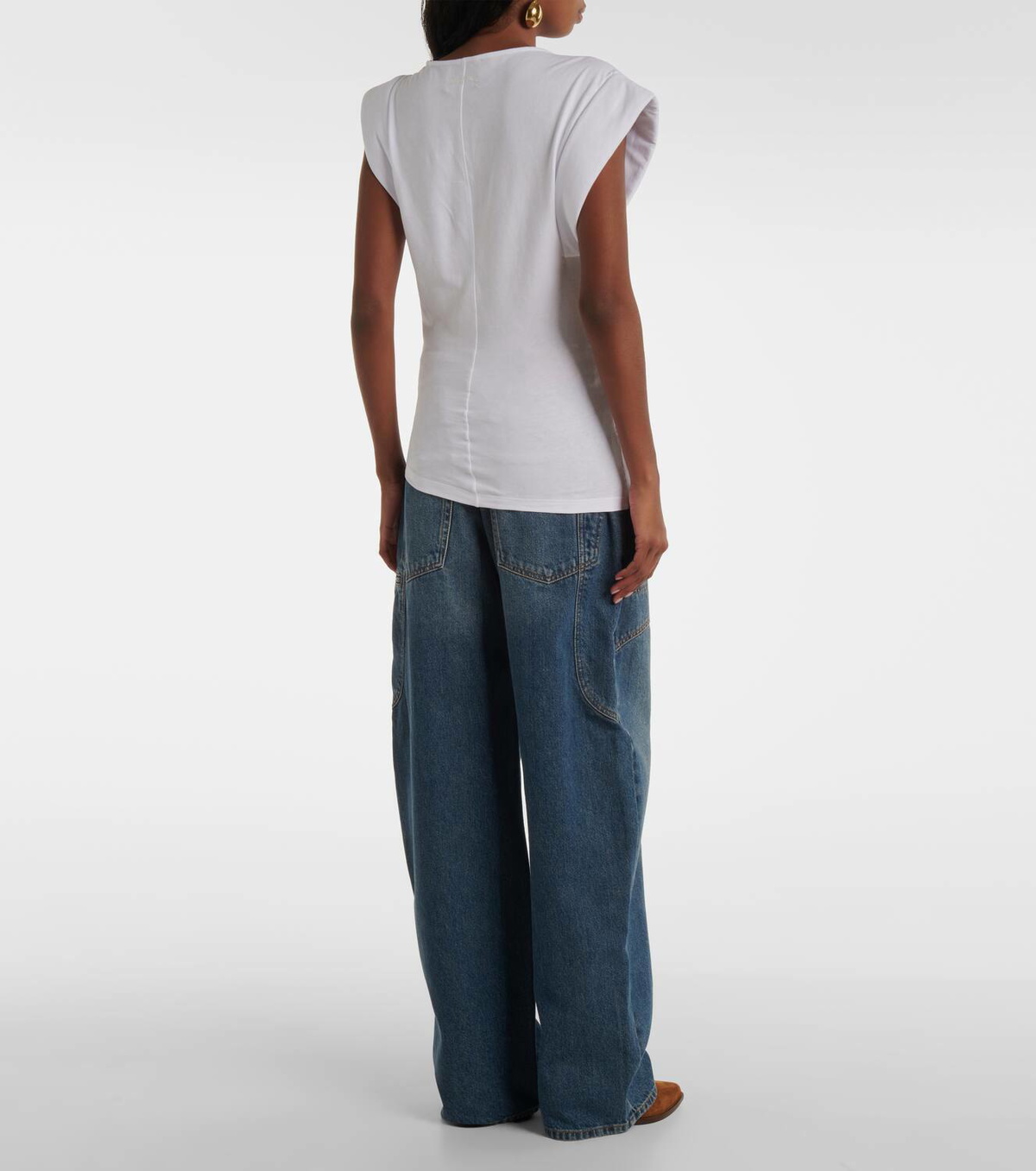 Isabel Marant Maisan cotton jersey tank top