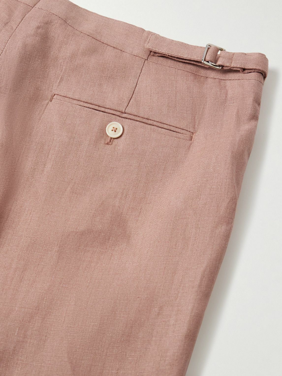 Favourbrook - Slim-Fit Linen Suit Trousers - Pink