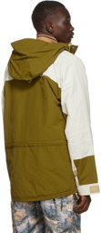 Gucci Green & Beige The North Face Edition Lightweight Techno Jacket